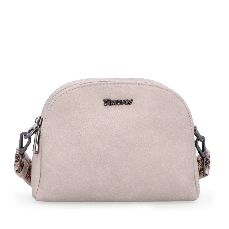 Malá crossbody kabelka svýrazným popruhem Tangerin materiál syntetická kůže zapínání na zip barva růžová velikost malá 8044 LI Zepředu