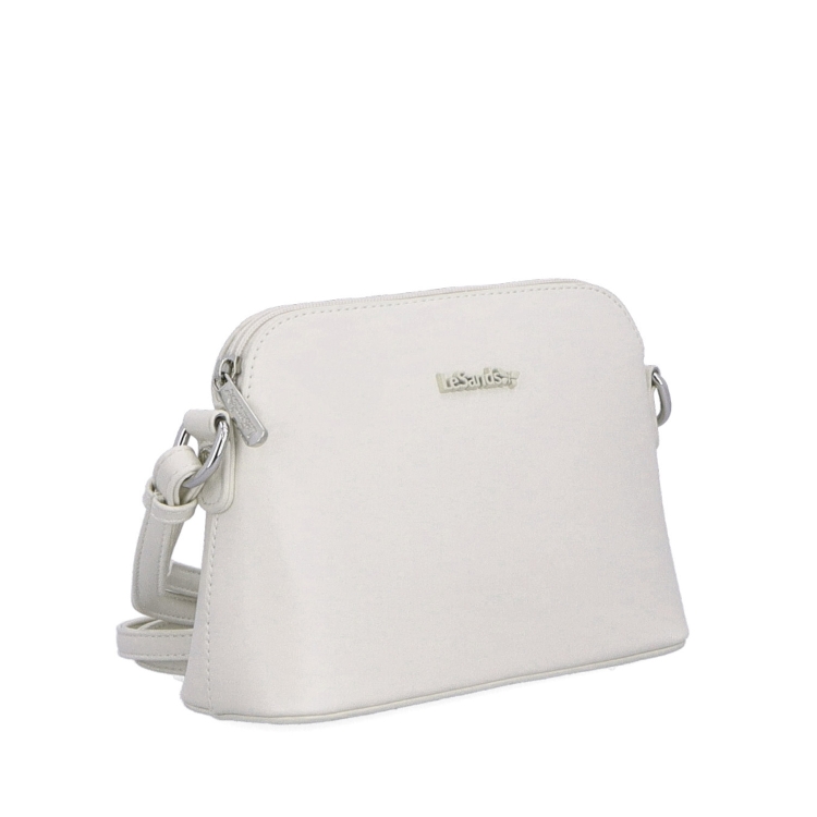 Minimalistická crossbody kabelka Le Sands materiál syntetická kůže zapínání na zip barva béžová velikost malá 7710 BE