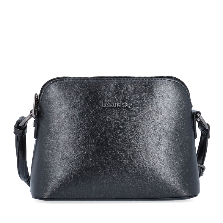 Malá crossbody kabelka s minimalistickým designem Le Sands materiál syntetická kůže zapínání na zip barva šedá velikost malá 4611 ANT Zepředu