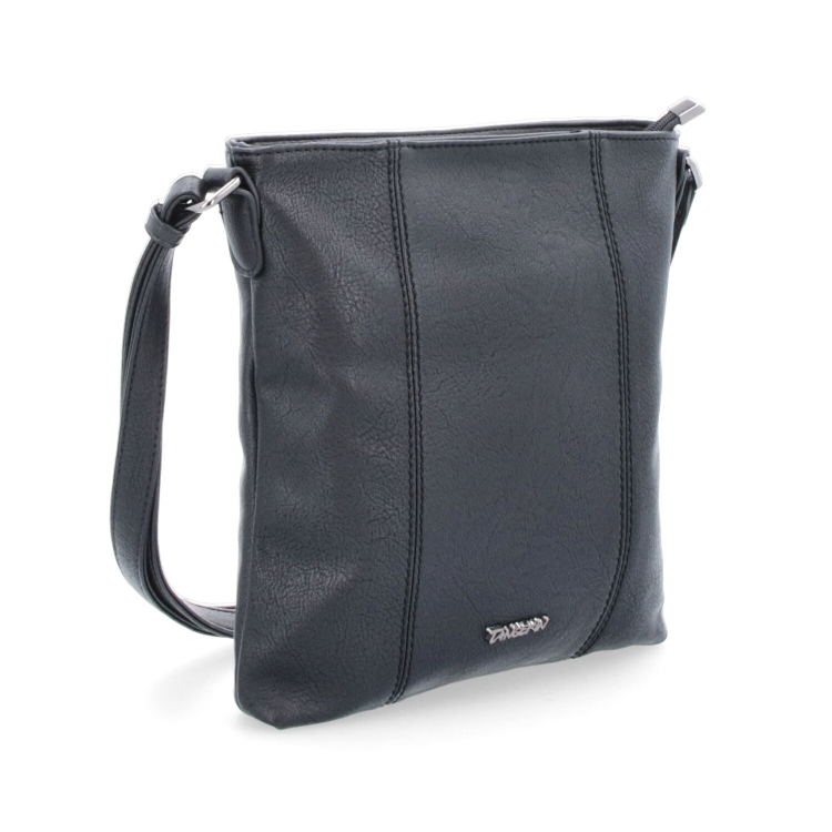 Malá sportovní crossbody kabelka Tangerin materiál syntetická kůže zapínání na zip barva černá velikost malá 8011 C