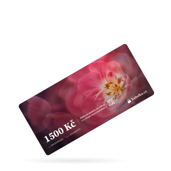 Dárkový poukaz na kabelka.cz materiál není VDAR1500 Tulip
