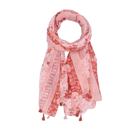 Lehký šátek s originálním vzorem Noelia Bolger materiál Viskóza a bavlna barva multicolor KL506 - 20