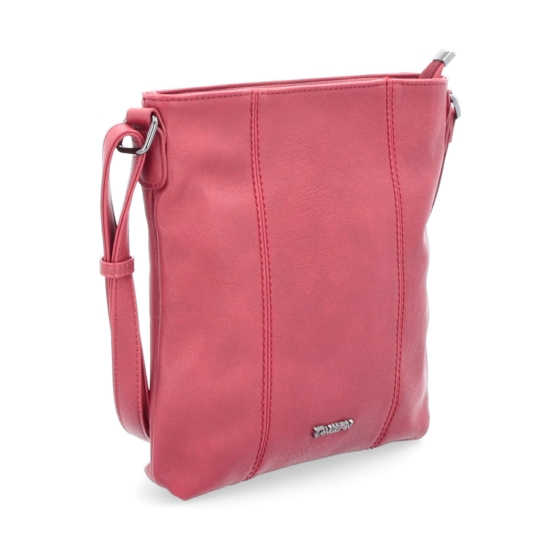 Malá sportovní crossbody kabelka Tangerin materiál syntetická kůže zapínání na zip barva červená velikost malá 8011 CV