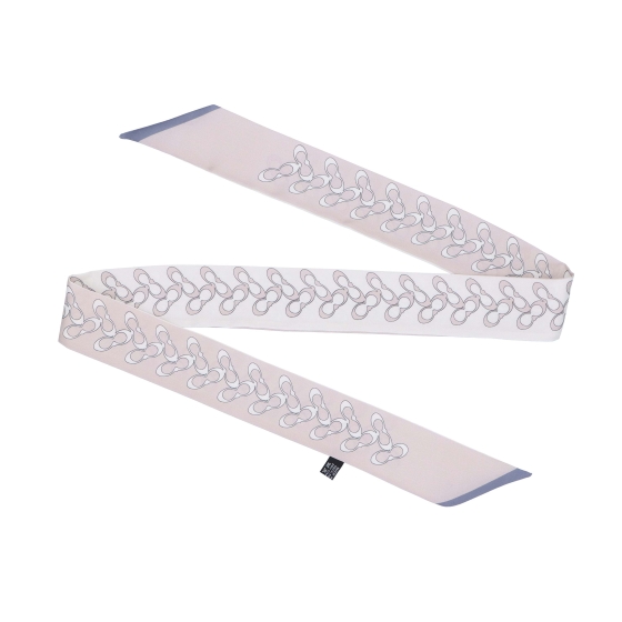 Úzký šátek s elegantním vzorem Noelia Bolger materiál polyester barva multicolor S012 - 02
