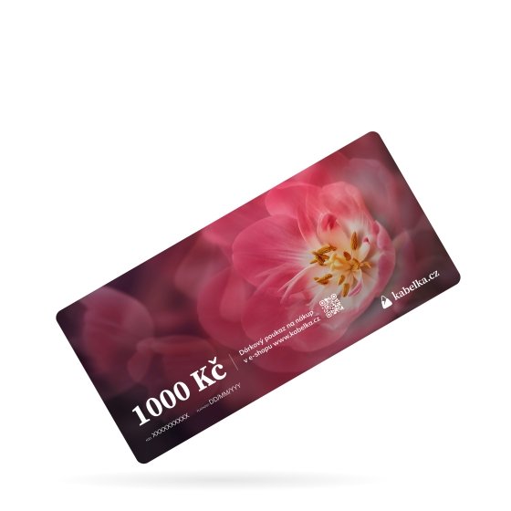 Dárkový poukaz na kabelka.cz materiál není VDAR1000 Tulip
