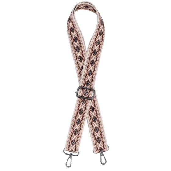 Popruh na kabelku se vzorem Indee materiál textil barva multicolor P150 - 019