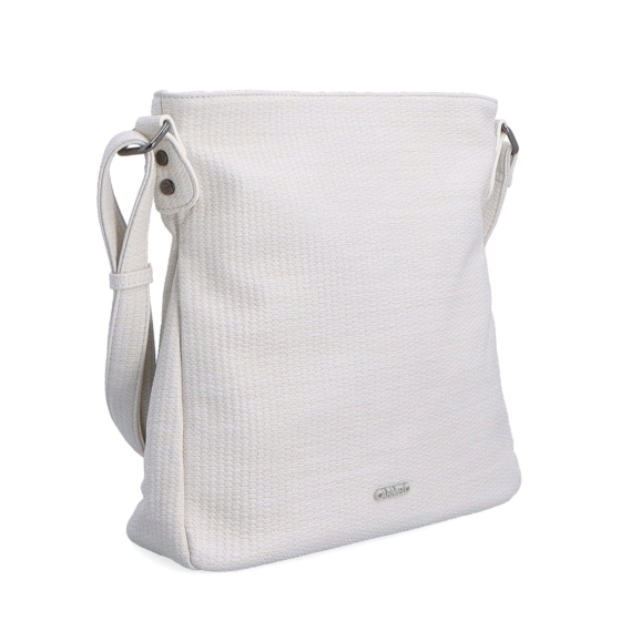 Crossbody kabelka střední velikosti Carmelo materiál syntetická kůže zapínání na zip barva béžová velikost střední 4305 K