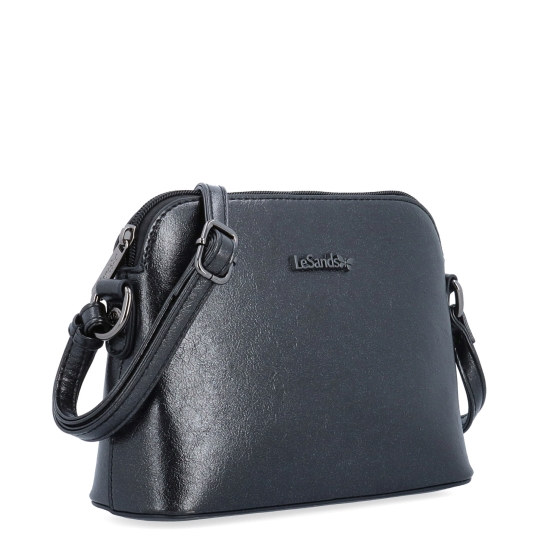 Malá crossbody kabelka s minimalistickým designem Le Sands materiál syntetická kůže zapínání na zip barva šedá velikost malá 4611 ANT