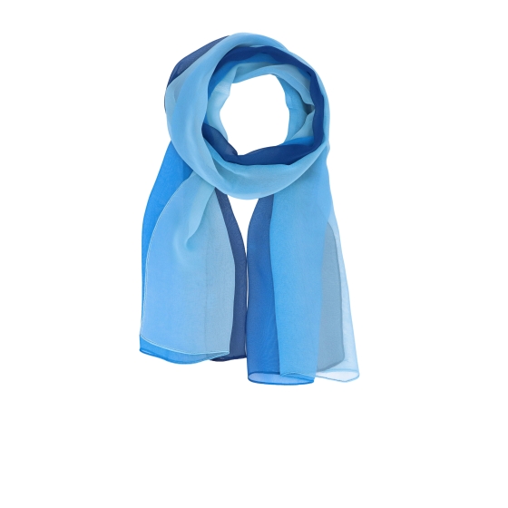 Lehký barevný šátek Noelia Bolger materiál polyester barva modrá KL503 - 02