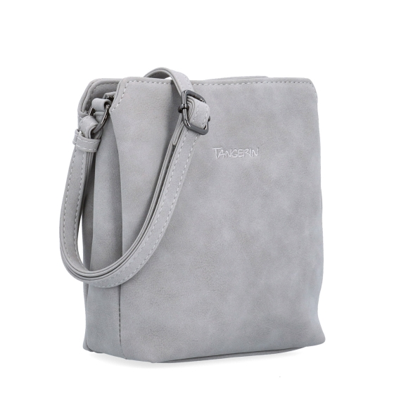 Praktická crossbody kabelka s členěným vnitřkem Tangerin materiál syntetická kůže zapínání na zip barva šedá velikost malá 1117 SS