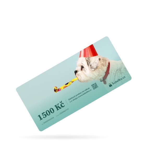 Dárkový poukaz na kabelka.cz materiál není VDAR1500 Dog