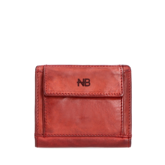 Malá kožená peněženka s unisex designem Noelia Bolger materiál kůže barva červená velikost malá 5133 NB CV