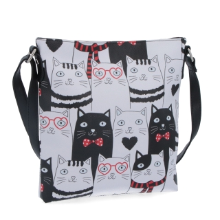 Malá crossbody s potiskem Indee materiál syntetická kůže barva multicolor velikost malá 9300 17 C