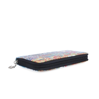 Peněženka penál s potiskem Indee materiál syntetická kůže zapínání na zip barva multicolor velikost velká 9202 139