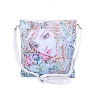Malá crossbody s potiskem Indee materiál syntetická kůže barva multicolor velikost malá 9300 45 B