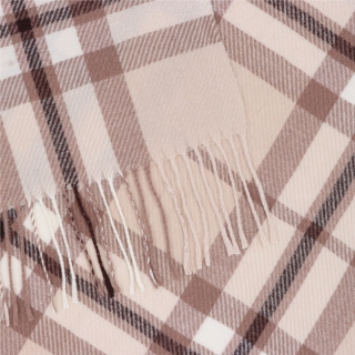 Příjemná šála s kostkovaným vzorem Noelia Bolger materiál Polyester s příměsí vlny barva béžová KZ001 - 06