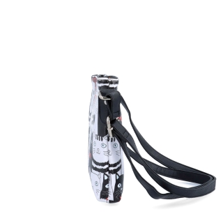 Crossbody kabelka s veselým potiskem Indee materiál syntetická kůže zapínání na zip barva multicolor velikost malá 9306 01 C