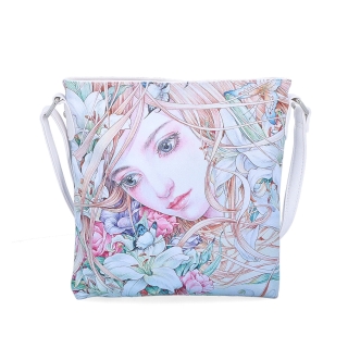 Malá crossbody s potiskem Indee materiál syntetická kůže barva multicolor velikost malá 9300 45 B