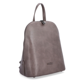 Elegantní městský batoh ze syntetické kůže Le Sands materiál syntetická kůže zapínání na zip barva taupe velikost střední 7700 T
