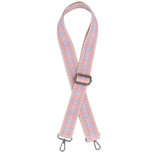 Popruh na kabelku se vzorem Indee materiál textil barva multicolor P150 - 026