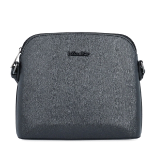 Elegantní crossbody kabelka s čistým designem LeSands materiál syntetická kůže zapínání na zip barva černá velikost malá 4607 C Zepředu