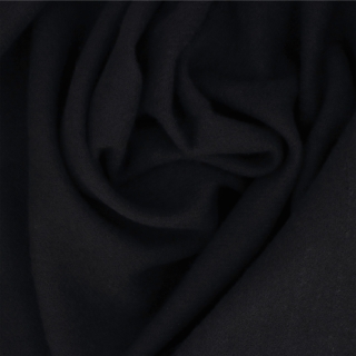 Příjemná šála s třásněmi pro každý den Noelia Bolger materiál Polyester s příměsí vlny barva černá KZ005 - 01