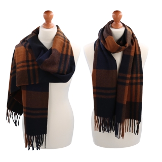 Celoroční šála s károvaným vzorem Noelia Bolger materiál Polyester s příměsí vlny barva multicolor KZ004 - 03