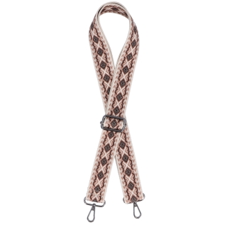 Popruh na kabelku se vzorem Indee materiál textil barva multicolor P150 - 019