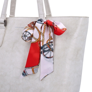 Designový šátek na kabelku Indee materiál polyester barva multicolor S007