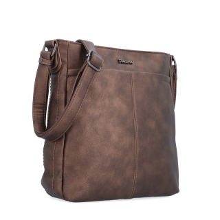Crossbody kabelka s nastavitelným popruhem Tangerin materiál syntetická kůže zapínání na zip barva metalická velikost střední 8049 BR