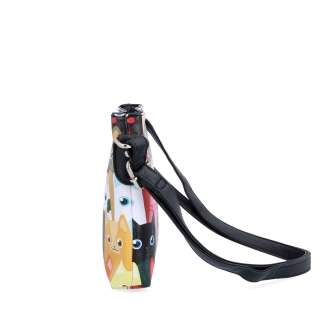 Crossbody kabelka s veselým potiskem Indee materiál syntetická kůže zapínání na zip barva multicolor velikost malá 9306 02 C