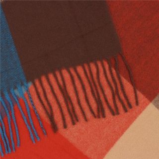 Příjemná šála s kostkovaným vzorem Noelia Bolger materiál Polyester s příměsí vlny barva multicolor KZ002 - 07