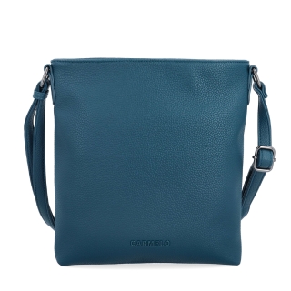 Crossbody kabelka na zip Carmelo materiál syntetická kůže zapínání na zip barva zelená velikost malá 4324 PE Zepředu