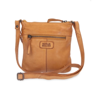 Malá kožená crossbody se zapínáním na zip Noelia Bolger materiál kůže zapínání na zip barva žlutá velikost malá NB 2090 ZLU Zezadu