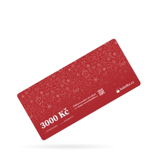 Dárkový poukaz na kabelka.cz materiál není VDAR3000 Christmas