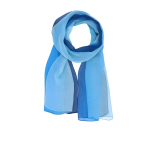 Lehký barevný šátek Noelia Bolger materiál polyester barva modrá KL503 - 02