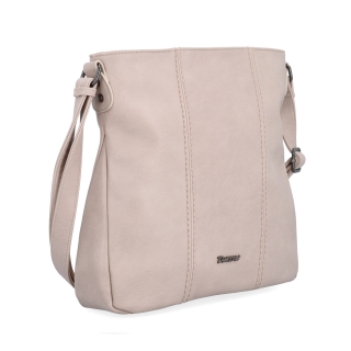 Crossbody kabelka Tangerin materiál syntetická kůže zapínání na zip barva růžová velikost střední 8004 LI