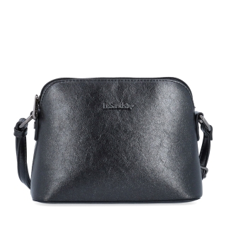 Malá crossbody kabelka s minimalistickým designem Le Sands materiál syntetická kůže zapínání na zip barva šedá velikost malá 4611 ANT Zepředu