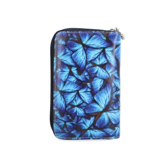 Peněženka penál s potiskem Indee materiál syntetická kůže zapínání na cvoček barva multicolor velikost střední 9201 136