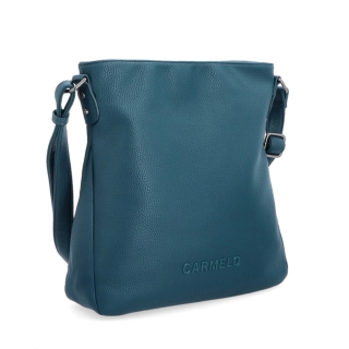 Designová crossbody kabelka Carmelo materiál syntetická kůže zapínání na zip barva zelená velikost střední 4271 PE