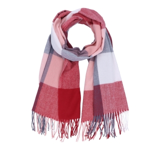 Příjemná šála s kostkovaným vzorem Noelia Bolger materiál Polyester s příměsí vlny barva multicolor KZ002 - 06