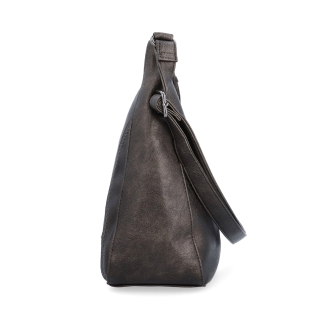 Městská crossbody kabelka ze syntetické kůže Tangerin materiál syntetická kůže zapínání na zip barva šedá velikost střední 8046 ANT Z boku