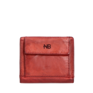 Malá kožená peněženka s unisex designem Noelia Bolger materiál kůže barva červená velikost malá 5133 NB CV