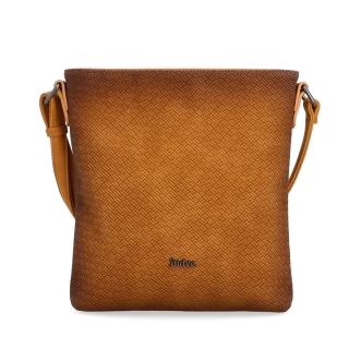 Crossbody s čistým designem Indee materiál syntetická kůže zapínání na zip barva žlutá velikost malá 6316 ZLU Zepředu