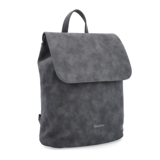 Elegantní městský batoh ze syntetiky Tangerin materiál syntetická kůže zapínání na zip barva šedá velikost střední 1100 ANT