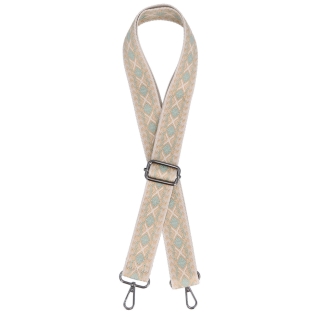 Popruh na kabelku se vzorem Indee materiál textil barva multicolor P150 - 018