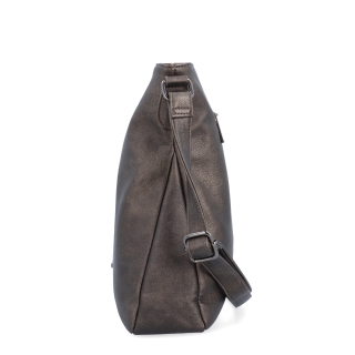 Crossbody kabelka s přehledným vnitřkem Tangerin materiál syntetická kůže zapínání na zip barva šedá velikost střední 8051 ANT Z boku