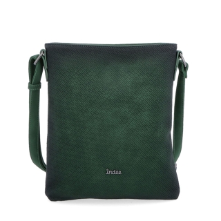 Crossbody s čistým designem Indee materiál syntetická kůže zapínání na zip barva zelená velikost malá 6316 TZE Zepředu