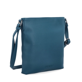 Crossbody kabelka na zip Carmelo materiál syntetická kůže zapínání na zip barva zelená velikost malá 4324 PE