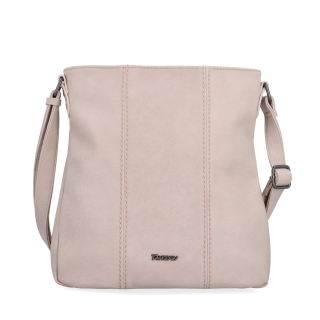 Crossbody kabelka Tangerin materiál syntetická kůže zapínání na zip barva růžová velikost střední 8004 LI Zepředu
